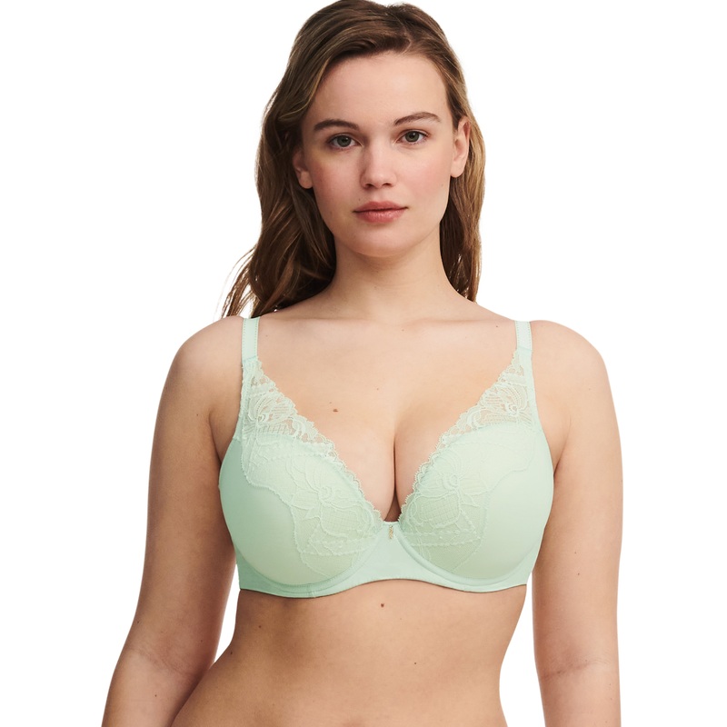 Chantelle - Orangerie Dream Plunge T-Shirt Bra Green Lily