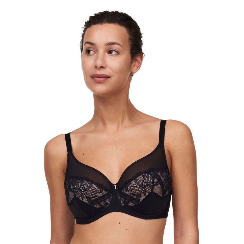 Chantelle - Orangerie Dream Very Covering Underwired Bra Black