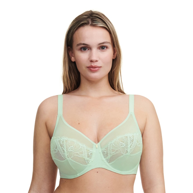 Chantelle - Orangerie Dream Very Covering Underwired Bra Green Lily