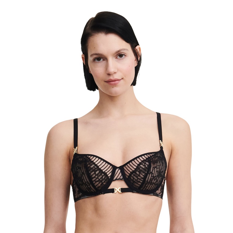 Chantelle - Txture Half-Cup Bra Black