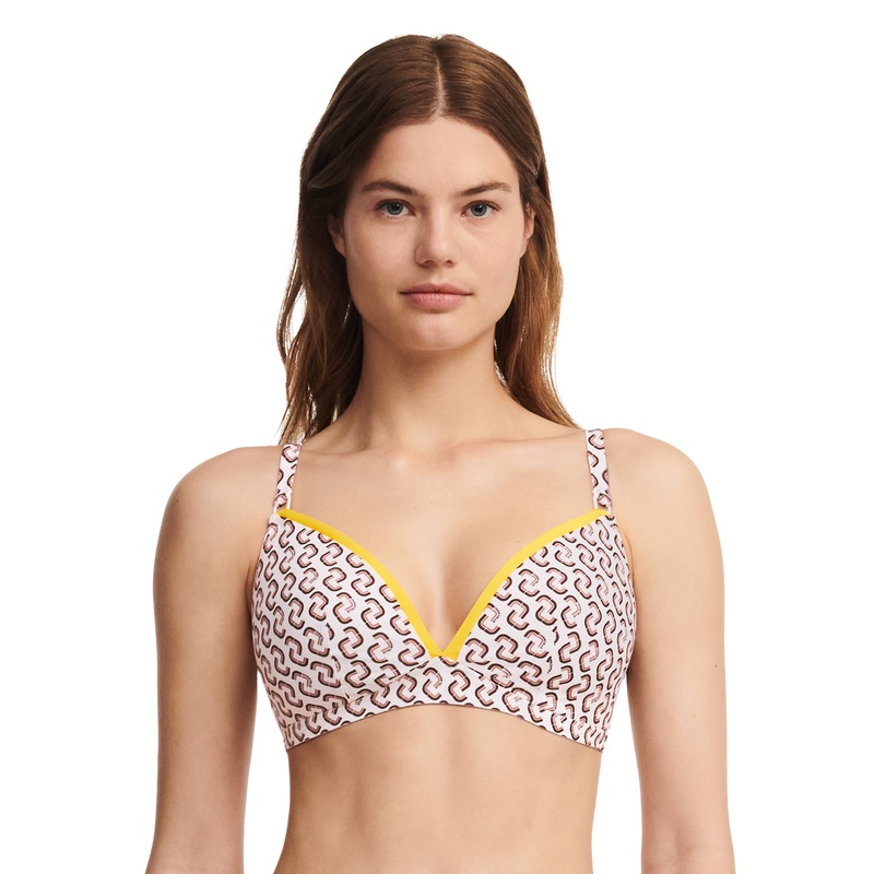 Chantelle Swimwear - Authentic Wirefree Triangle Spacer Bikini Monogram