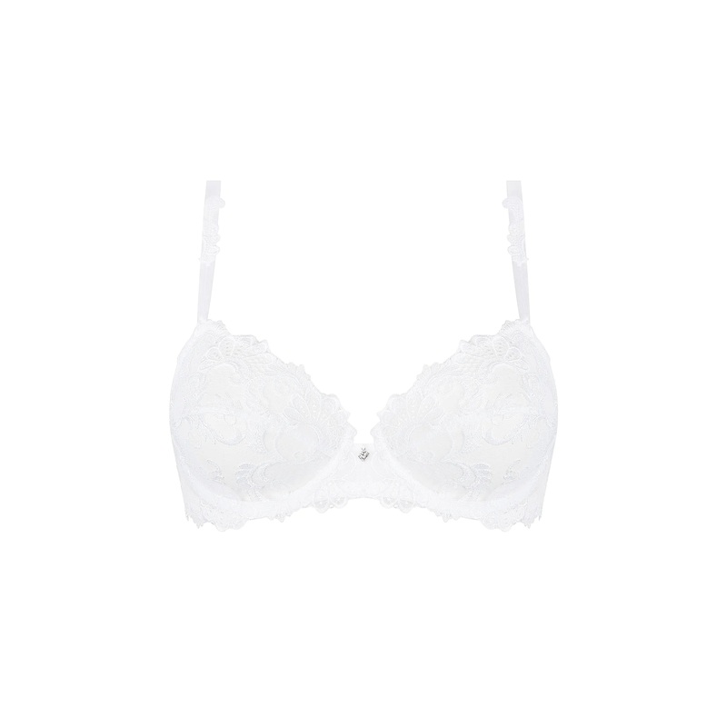 Lise Charmel - Dressing Floral Full Cup Bra Blanc