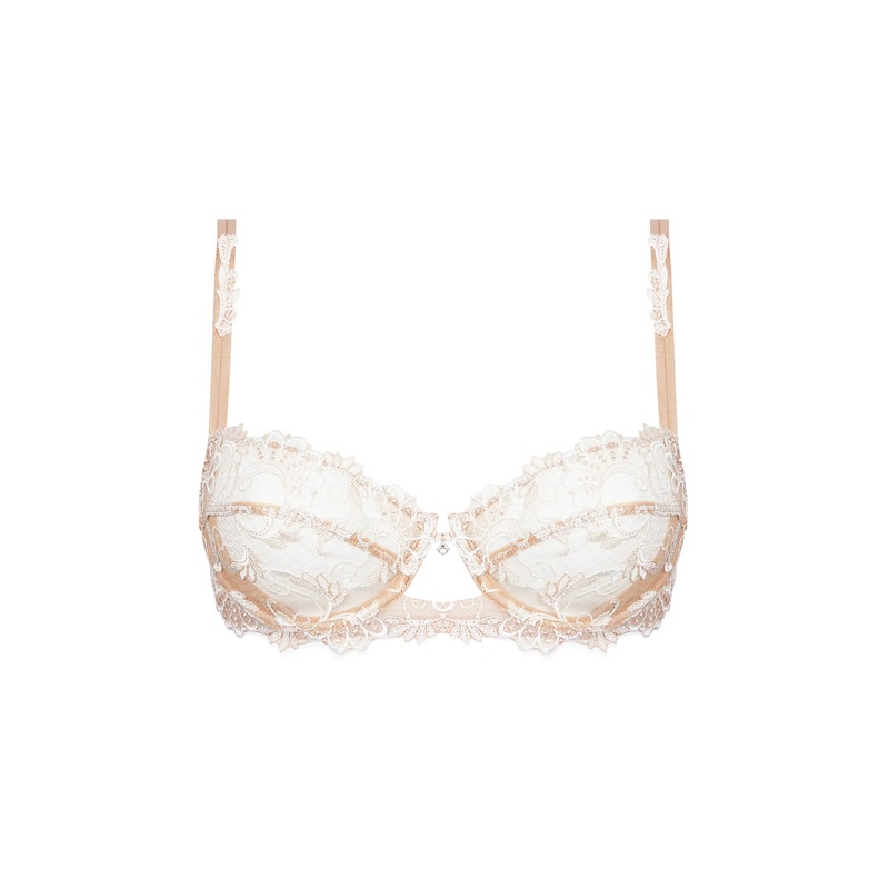 Lise Charmel - Dressing Floral Half Cup Bra Ambre Nacre