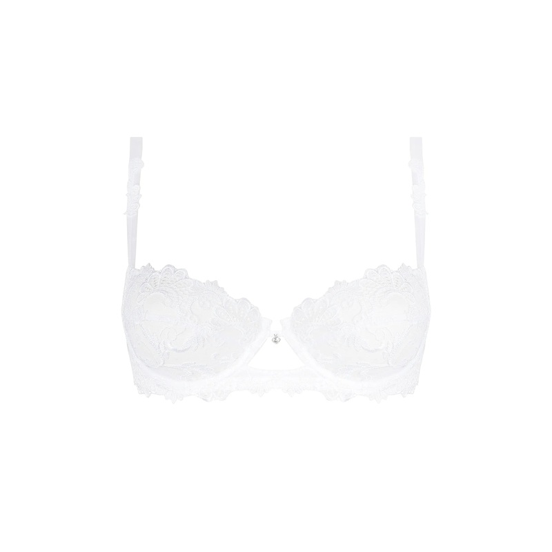 Lise Charmel - Dressing Floral Half Cup Bra Blanc