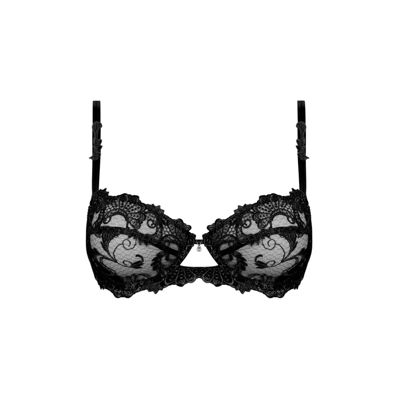 Lise Charmel - Dressing Floral Half Cup Bra Noir