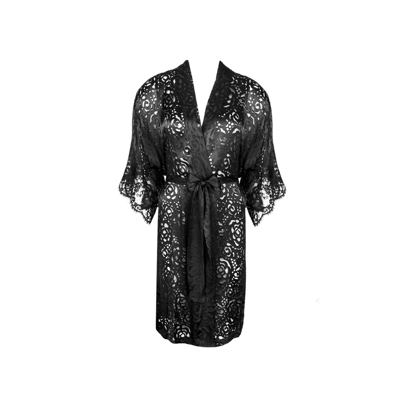 Lise Charmel - Dressing Floral Robe Noir