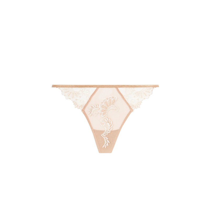 Lise Charmel - Dressing Floral Sexy String Ambre Nacre
