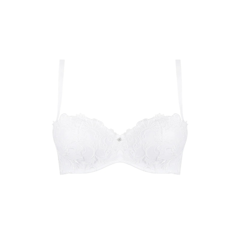 Lise Charmel - Dressing Floral Strapless Bra Blanc