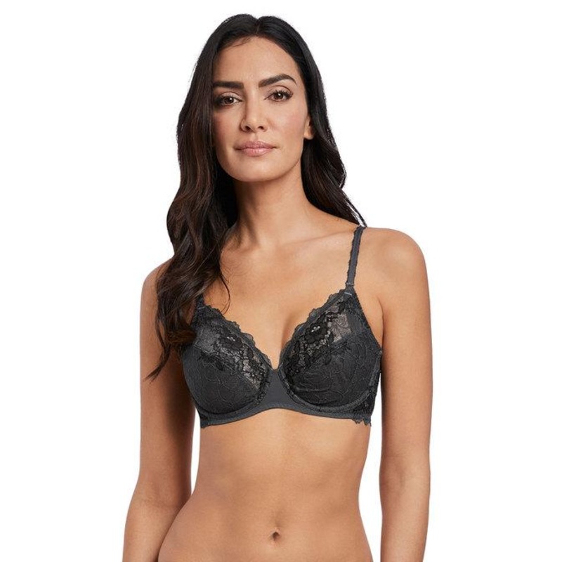 Wacoal - Lace Perfection Average Wire Bra Charcoal