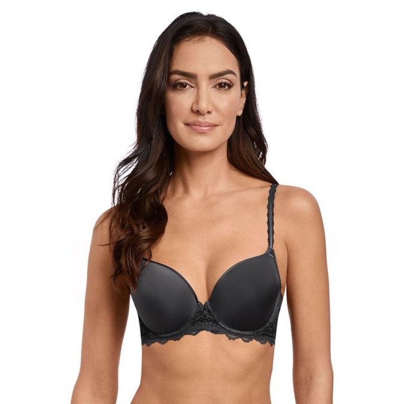Wacoal - Lace Perfection Contour Bra Charcoal