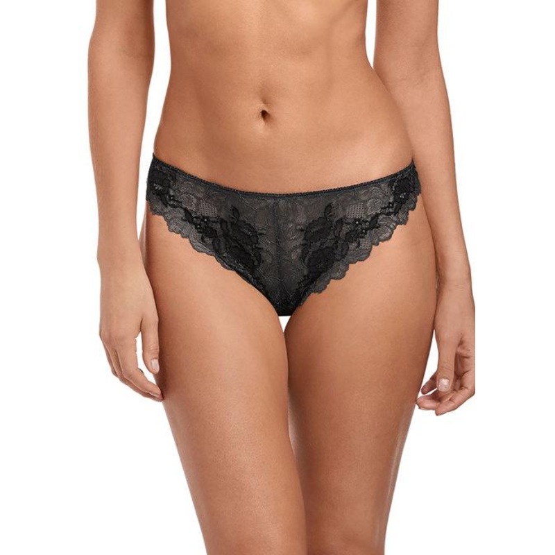 Wacoal - Lace Perfection Tanga Charcoal