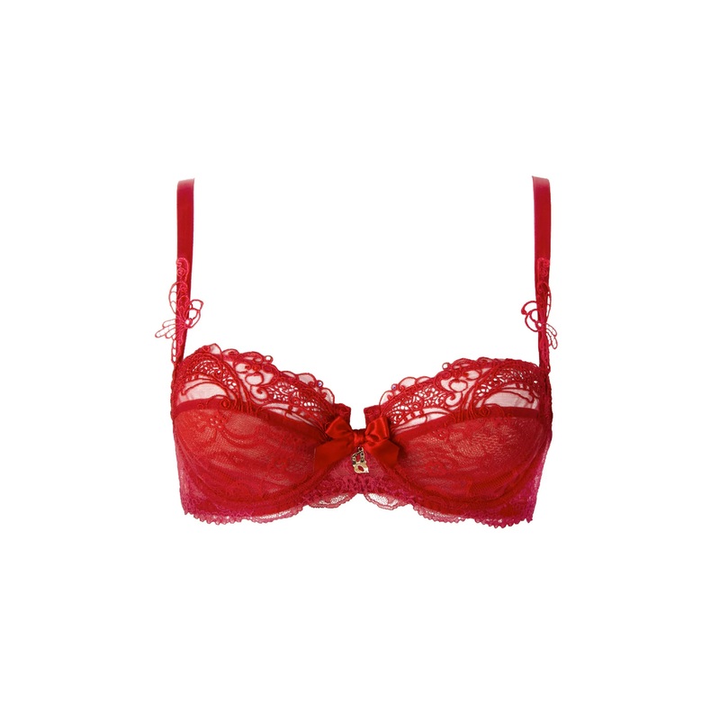 Lise Charmel - Soir De Venise Half Cup Bra Rouge Venise