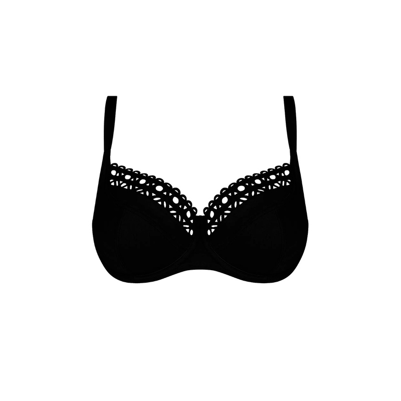 Lise Charmel Swimwear - Ajourage Couture Balconet Bikini Top Noir