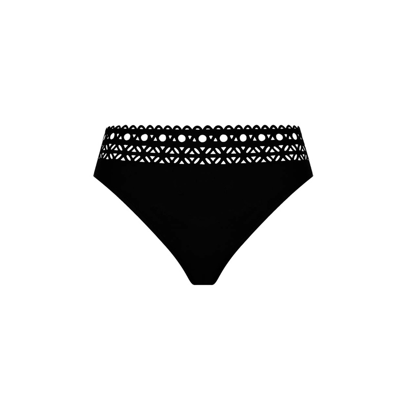 Lise Charmel Swimwear - Ajourage Couture Bikini Brief Wide Side & Bottom Noir