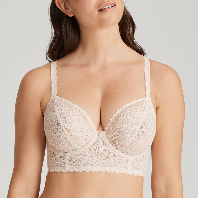 Primadonna Twist - I Do Plunge Bra Longline Silky Tan