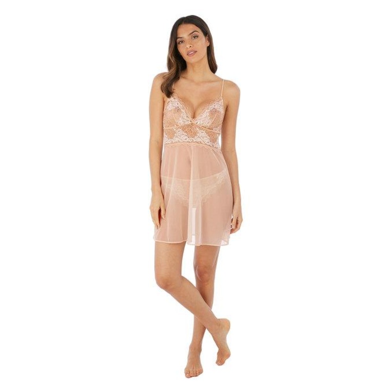 Wacoal - Lace Perfection Chemise Cafe Creme