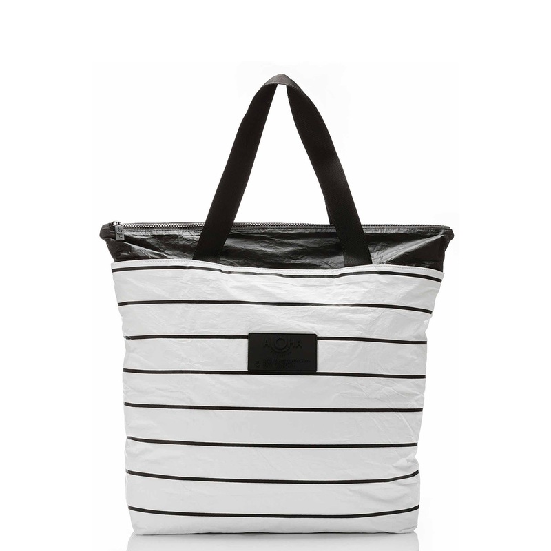 ALOHA Collection Samudra Day Tripper in White Pinstripe