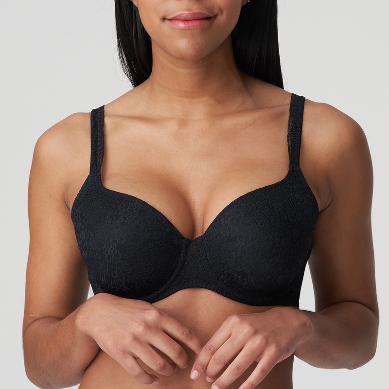Primadonna Twist - Epirus Padded Bra Heart Shape Black