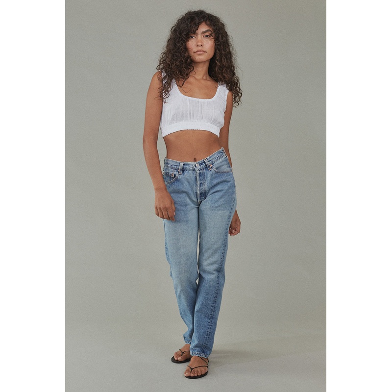 ACACIA Emory Linen Top in Oyster
