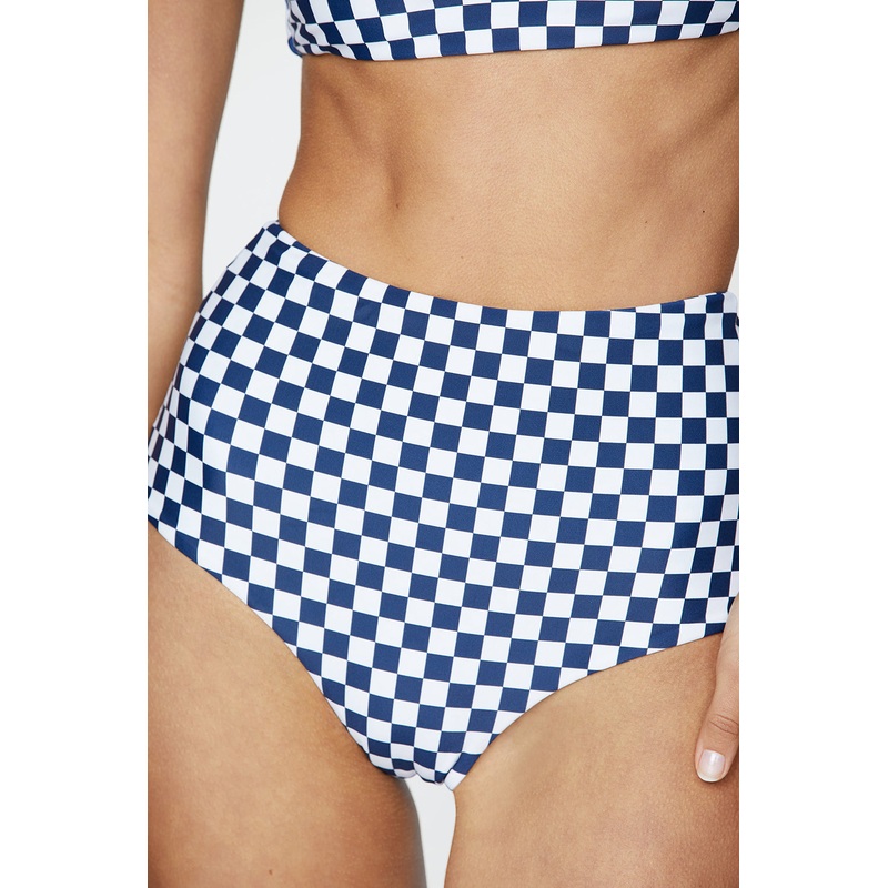 MIKOH Lami Bottom in Checkered Aquarium- Last One