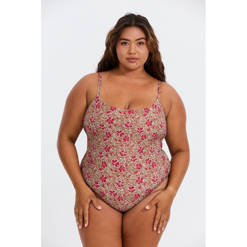 Benoa Curve Swim Makenna One Piece in Eden- Last One