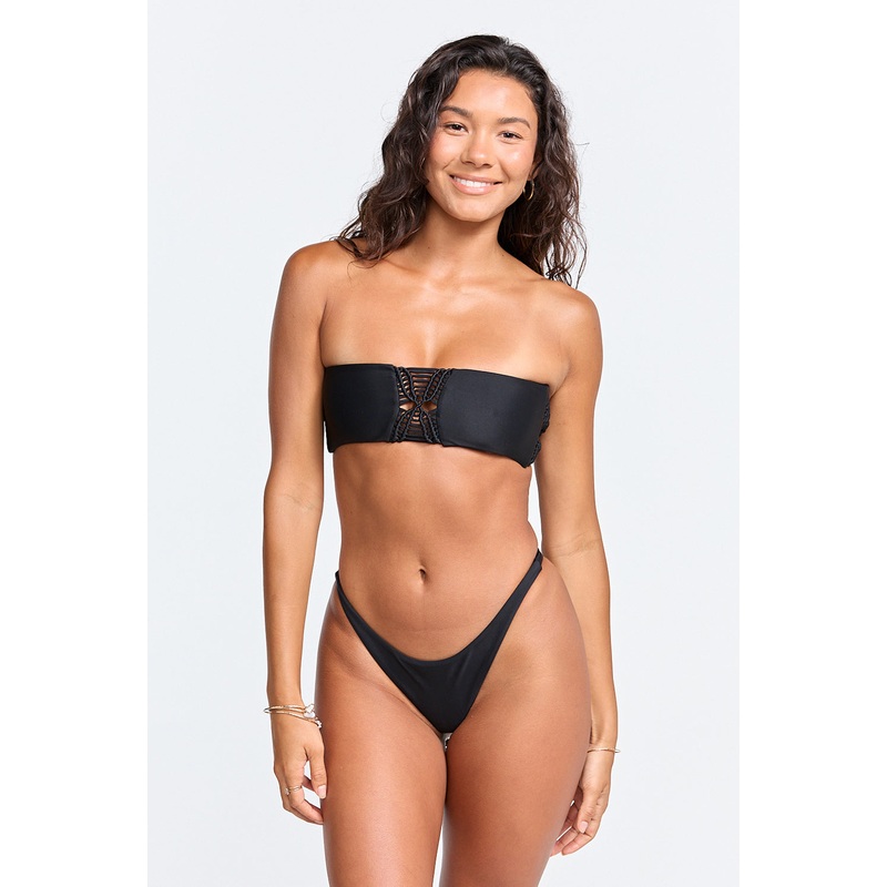 Benoa Swim Lily Top in Black