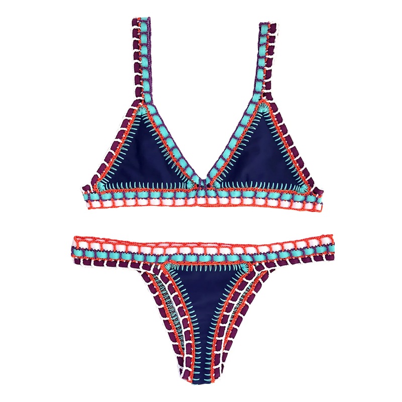 Coccoloba Swim Crochet Bottom in Navy