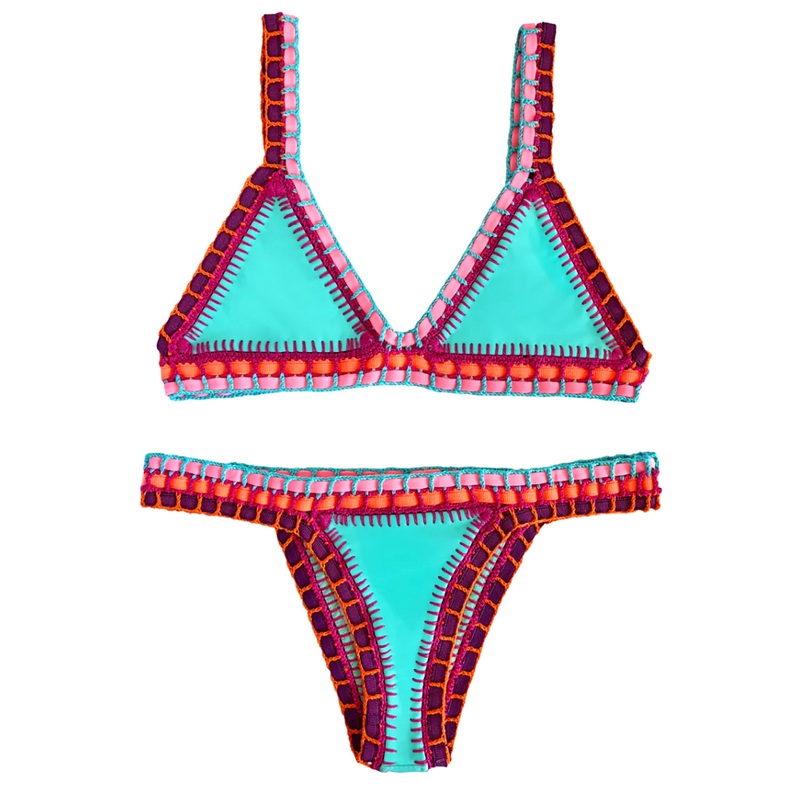 Coccoloba Swim Crochet Top in Passion Fruit