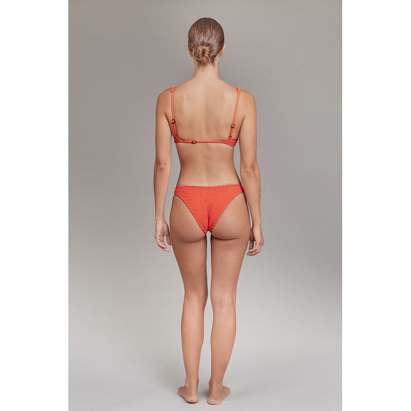 ACACIA Spring 2025 Zuma Shirred Bottom in Saffron