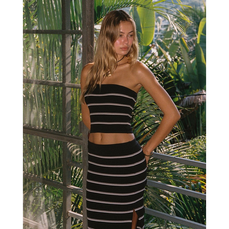 Amalfi Tube Top - Vista Point Stripe