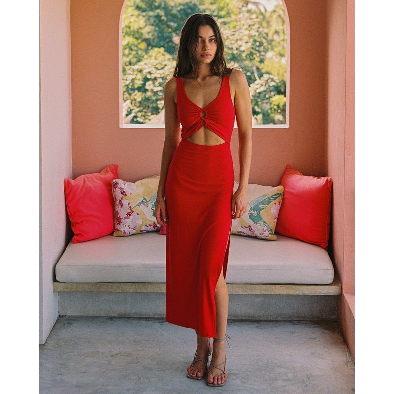 Camille Dress - Flame