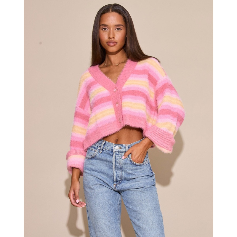 Daybreak Cardigan - Daybreak Stripe