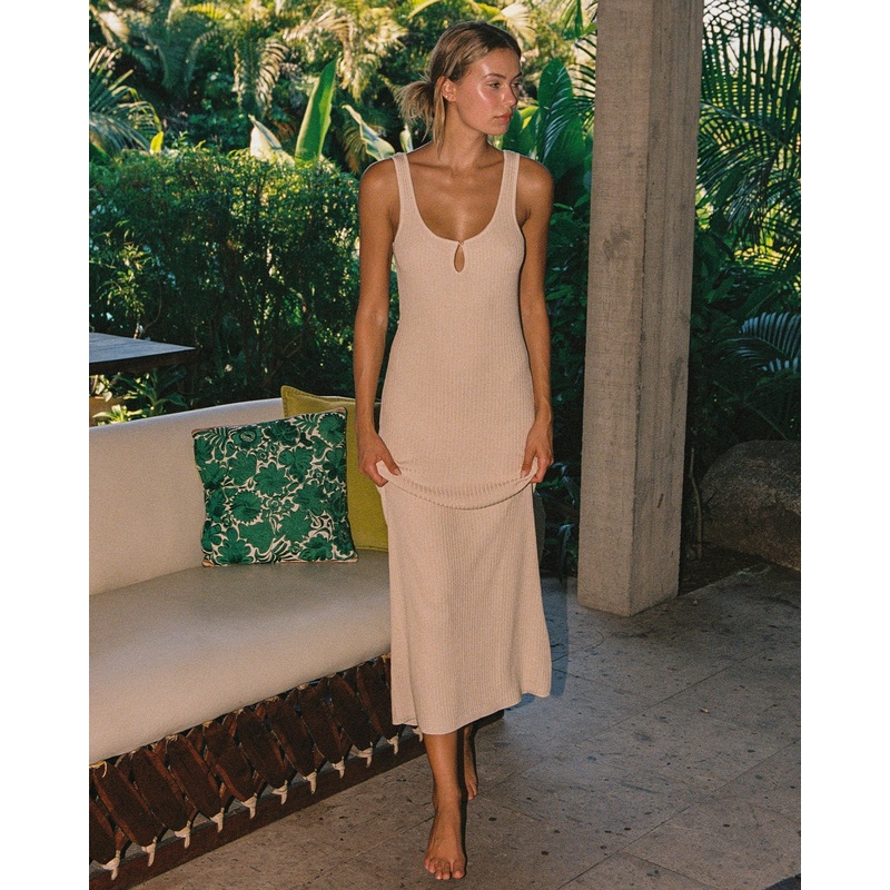 En Route Dress - Oat