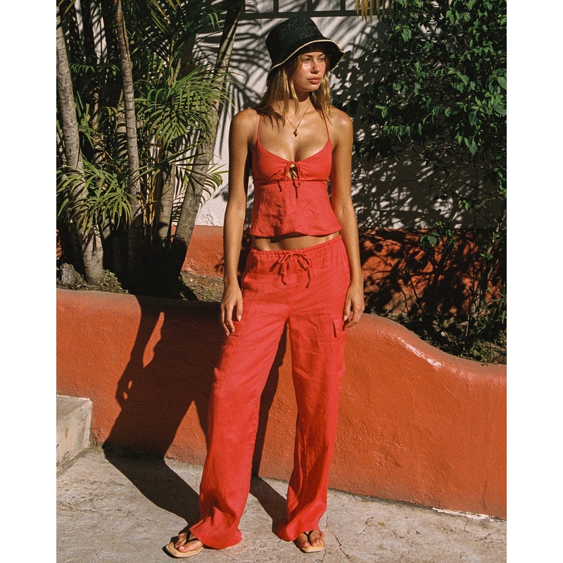 Sundown Cargo Pant - Grapefruit