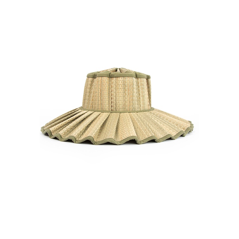 Lorna Murray Capri Maxi Hat in Olive Grove