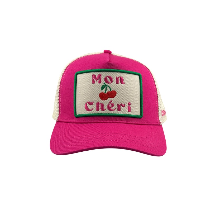 Soulbyrd Mon Cheri Trucker Hat in Pink