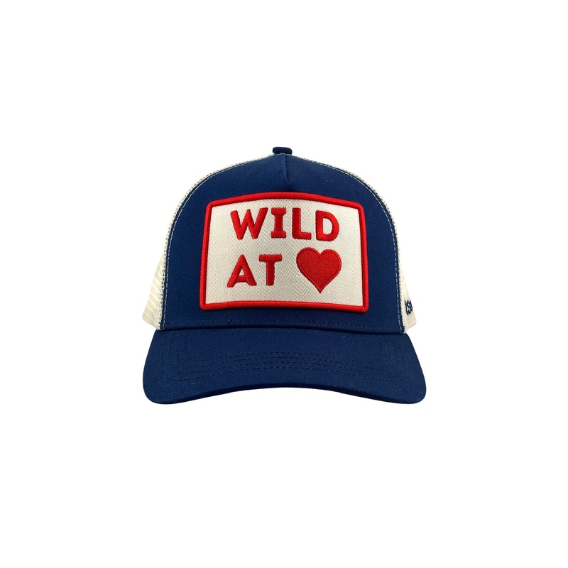 Soulbyrd Wild at Heart Trucker Hat in Navy