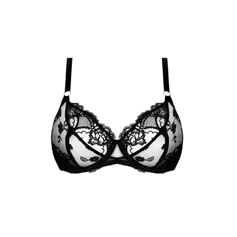 Lise Charmel - Sublime En Dentelle 3/4 Cup Balconette Bra Noir
