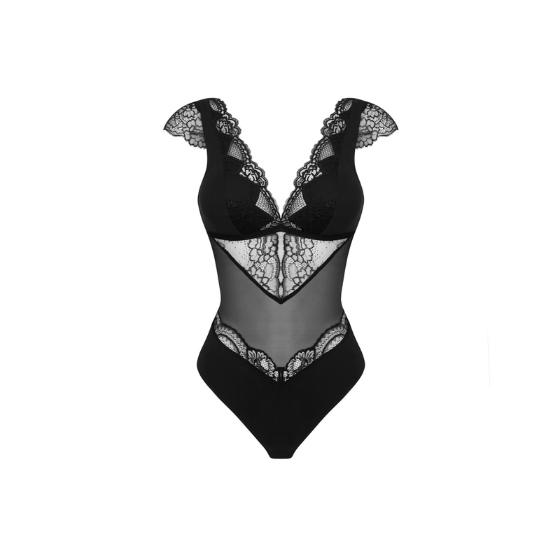 Lise Charmel - Sublime En Dentelle Lace Bodysuit Noir