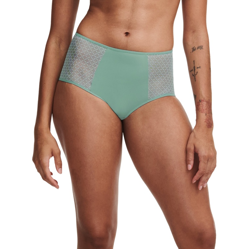 Chantelle Easyfeel - Norah High-Waisted Full Brief Trellis Green
