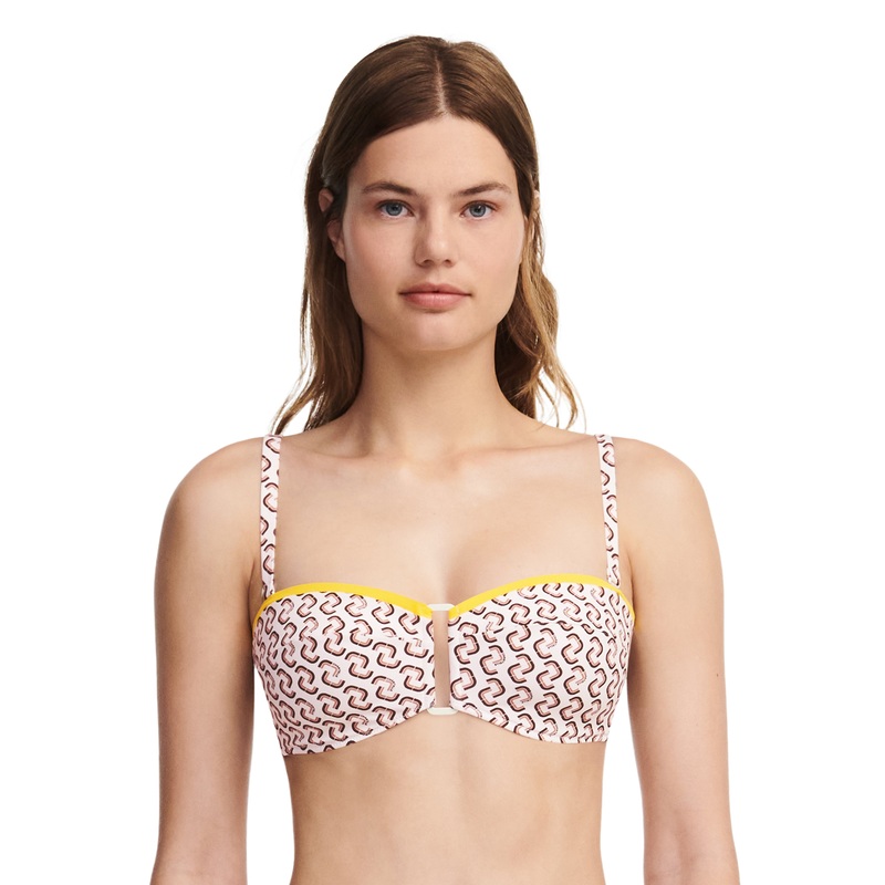 Chantelle Swimwear - Authentic Wirefree Bandeau Spacer Bikini Monogram