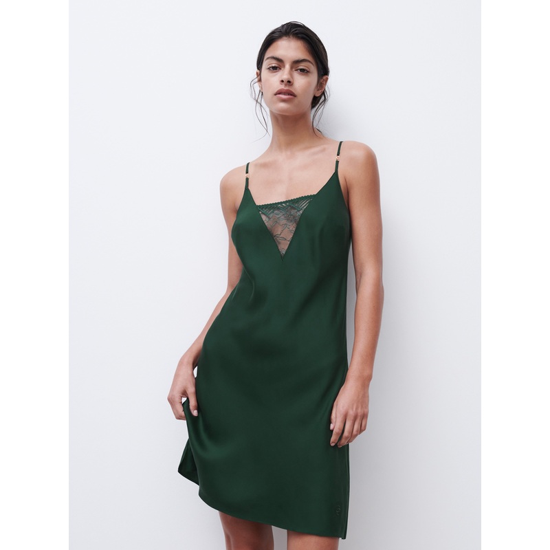 Chantelle - Origins Nightdress Empire Green