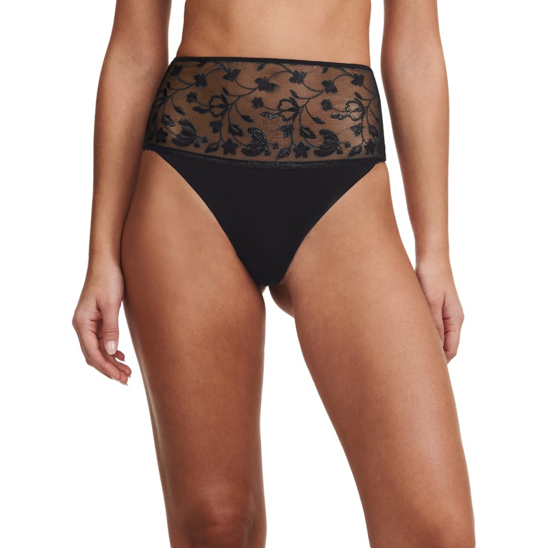 Chantelle - Philter Thong Black Vinyl