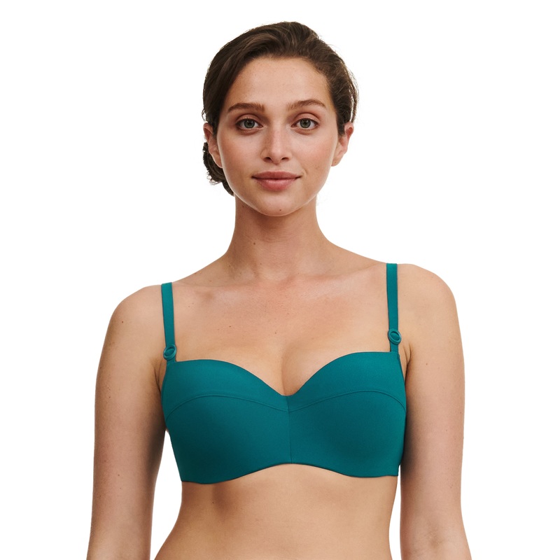 Chantelle Swimwear - Celestial Half-Cup Memory Bra Greenish Blue