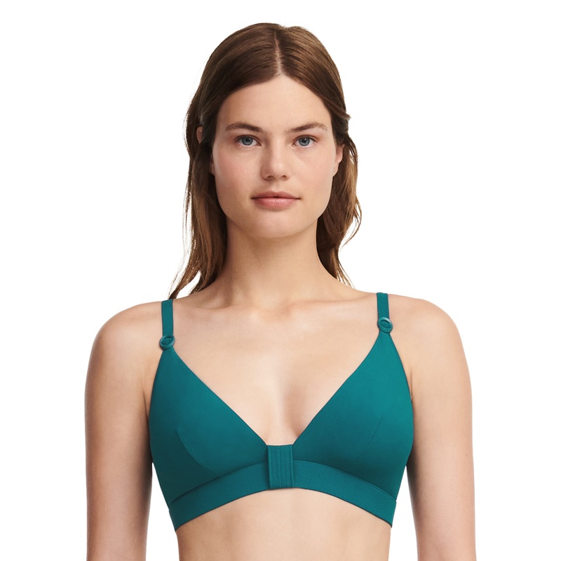 Chantelle Swimwear - Celestial Wirefree Triangle Bra Greenish Blue