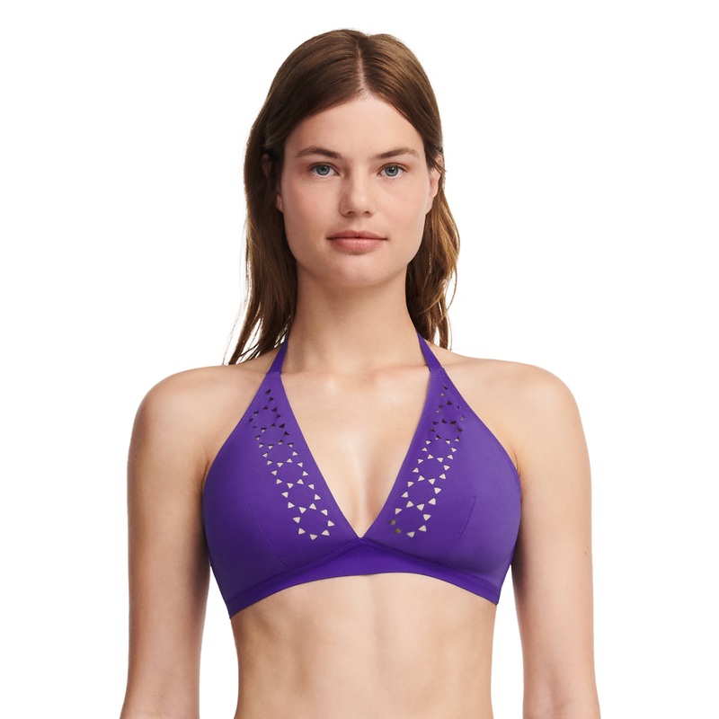 Chantelle Swimwear - Pure Solar Wirefree Triangle Bra Ultra-Violet Blue