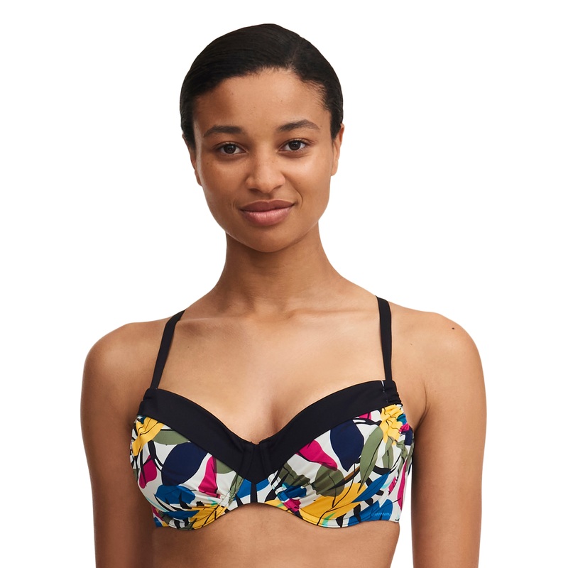 Femilet Swimwear - Honduras Covering Underwired Bikini (Adjustable) Multicolor Leaves