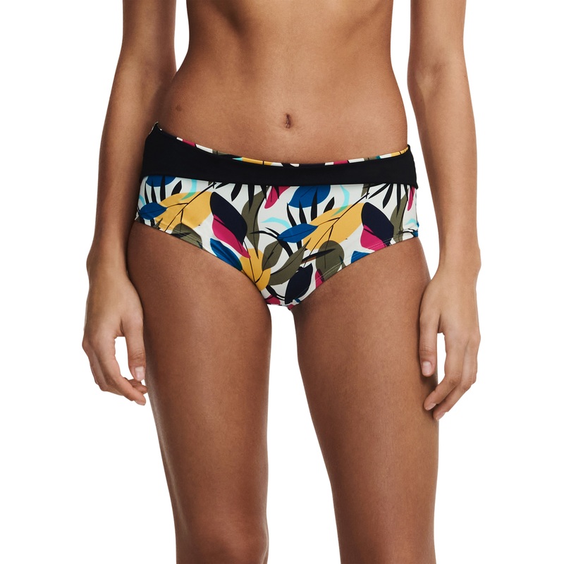 Femilet Swimwear - Honduras Full Bikini Brief Multicolor Leaves
