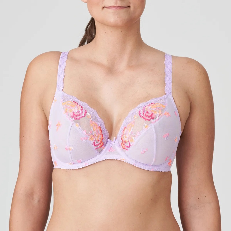 Primadonna - Palace Garden Plunge Bra Pastel Lavender