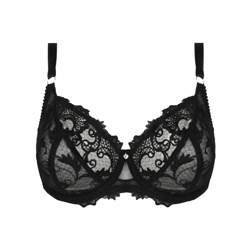 Lise Charmel - Dressing Floral 3/4 Cup Bra Noir